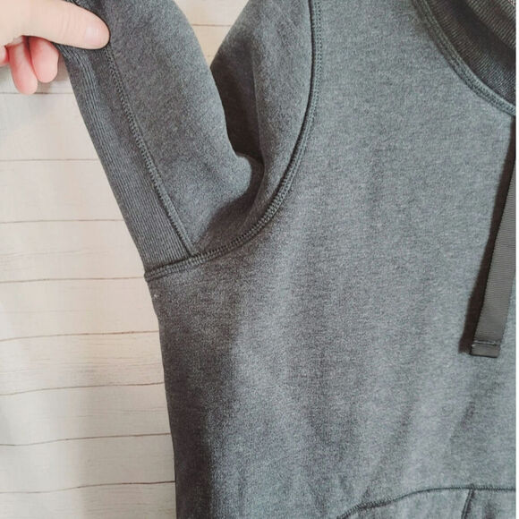 LULULEMON AVENUE PULLOVER SWEATSHIRT IN DARK GRAY, SZ MEDIUM/LARGE - Picture 5 of 12